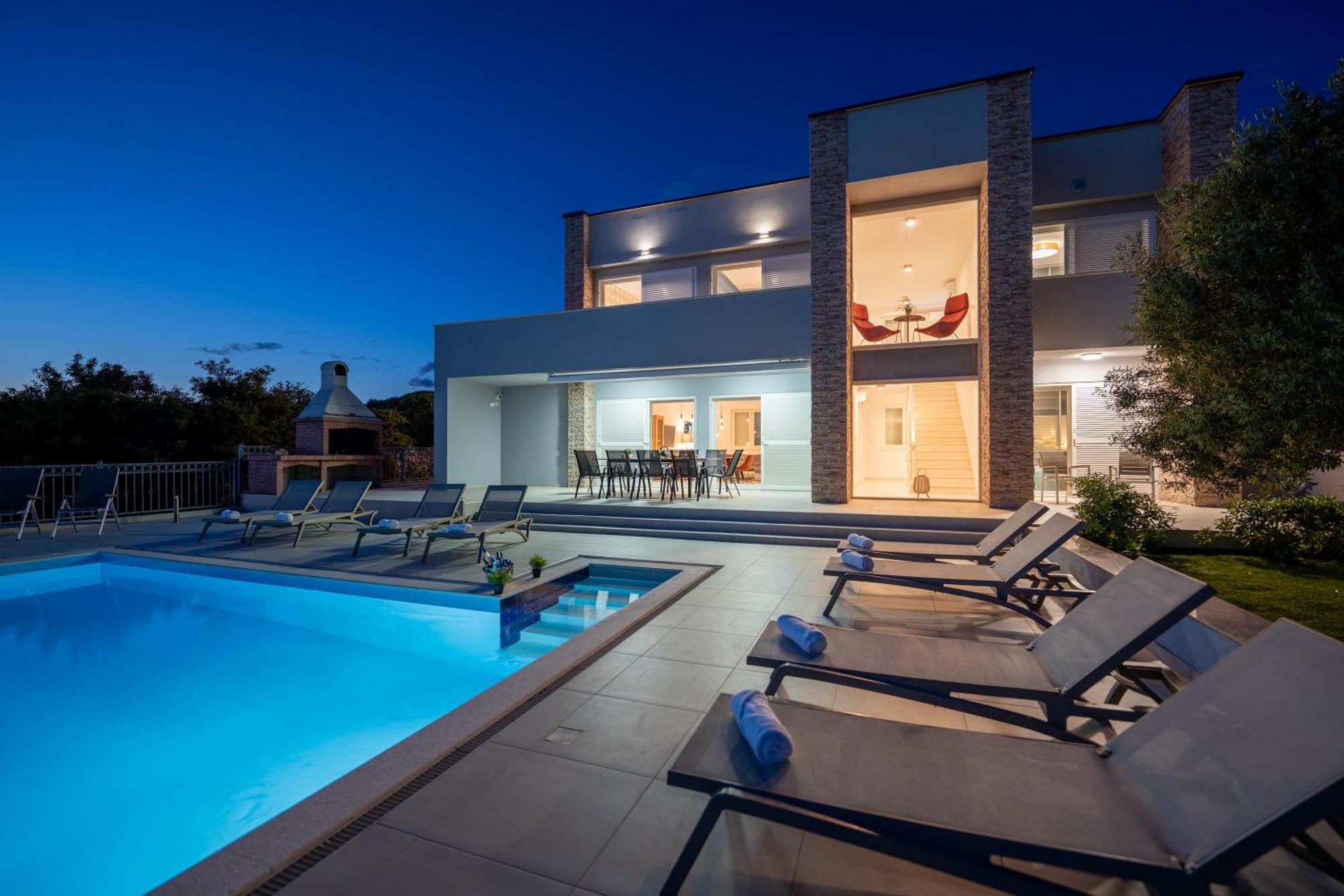 Villas Royal I With Private Pool Novalja Exteriér fotografie