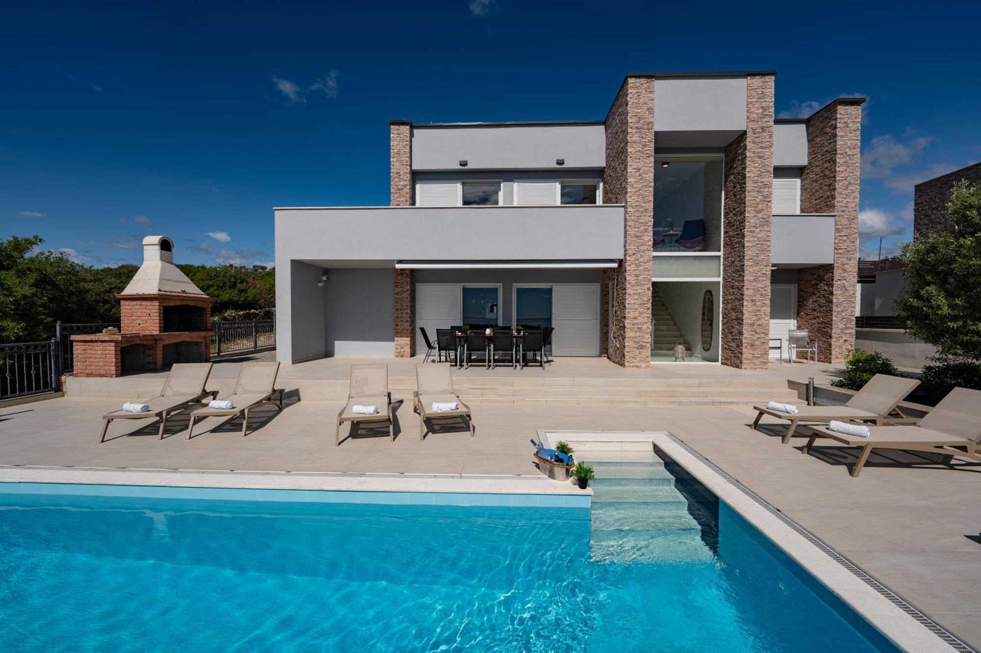 Villas Royal I With Private Pool Novalja Exteriér fotografie